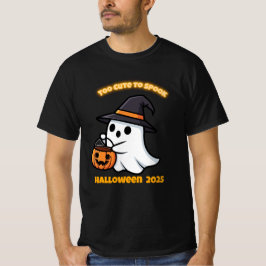T-Shirt Cute Spook | Minimalist Kawaii Ghost Hallo