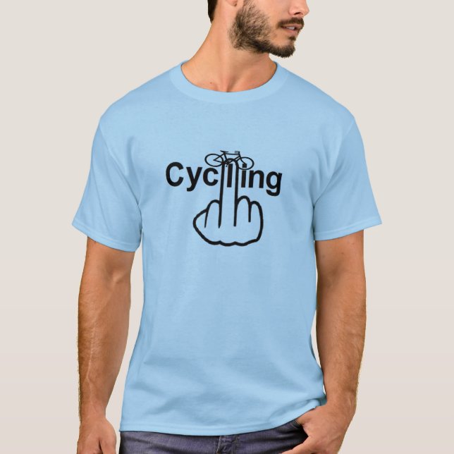 T - Shirt Cycle Gedreht (Vorderseite)