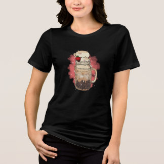T-Shirt Damen Cup O Cats Tri-Blend Shirt