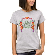 T-Shirt Damen Garten