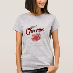 T-Shirt Damen Kirschen