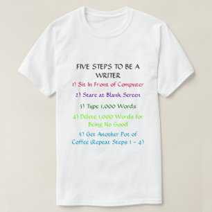 T - Shirt das 5-Steps des Verfassers