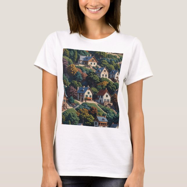 T - Shirt (Das Haus ist wie ein Bild) (Vorderseite)