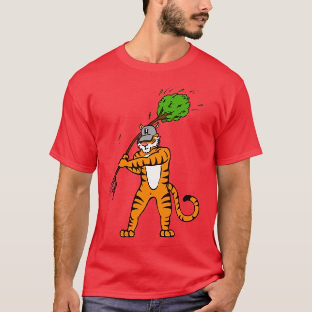 T - Shirt das Holz des Tigers (Vorderseite)