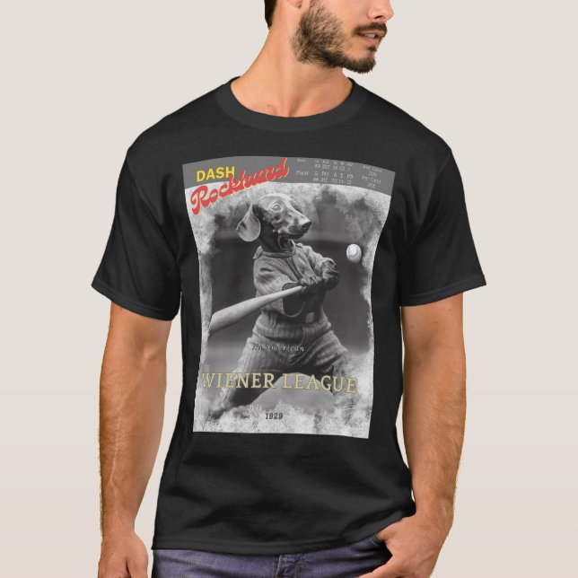 T - Shirt Dash Rockhund Base Ball Player (Vorderseite)