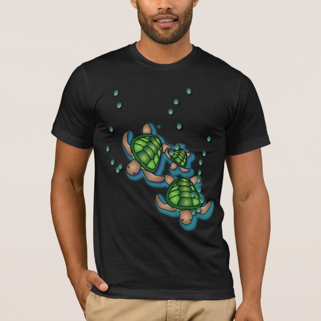T - Shirt Deep Sea Turtles (Vorderseite)