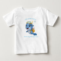 T-Shirt Delphin, Little Splash Explorer