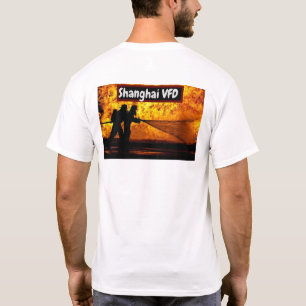 T - Shirt der Abteilung für Feuer in Shanghai