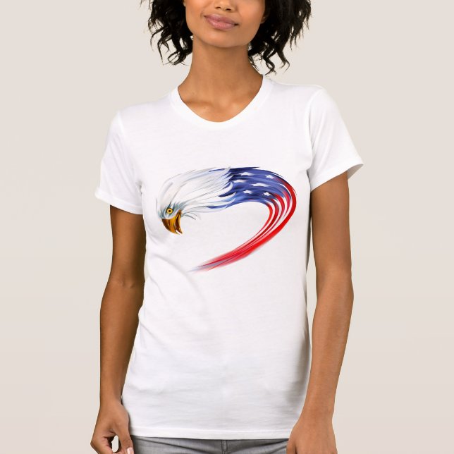 T - Shirt der Adlerflagge (Vorderseite)