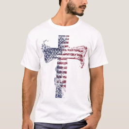 T - Shirt der amerikanischen Flagge