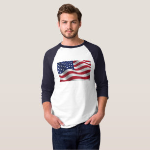 T - Shirt der amerikanischen Flagge