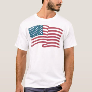 T - Shirt der amerikanischen Flagge