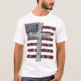 T - Shirt der amerikanischen Flagge