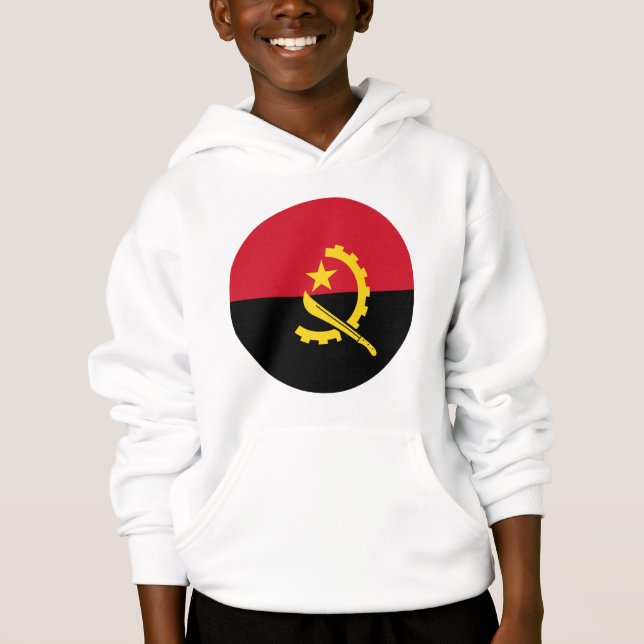 T - Shirt der angolanischen Flagge (Vorderseite)