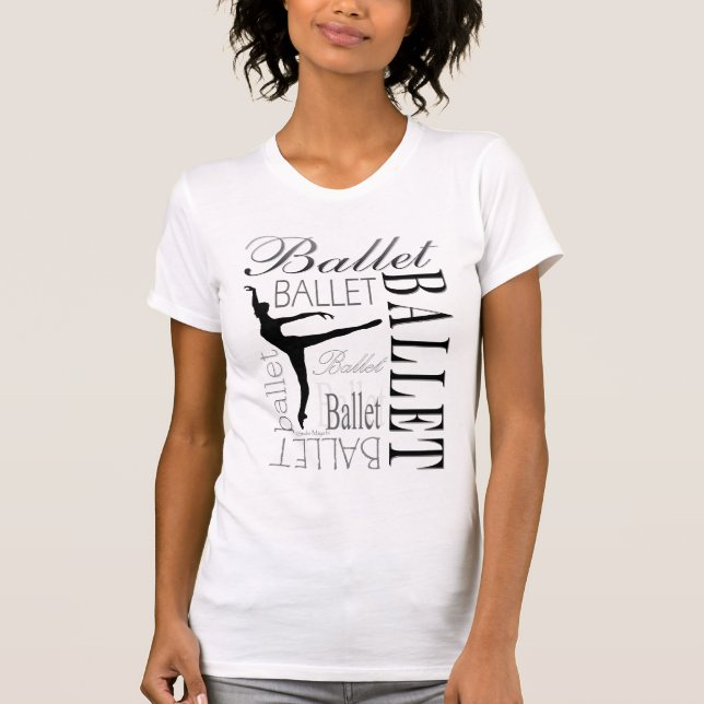 T - Shirt der Arabeske-(schmale Version) (Vorderseite)