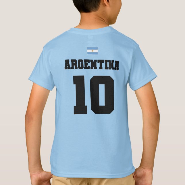 T - Shirt der argentinischen Fußballnationalmannsc (Rückseite)