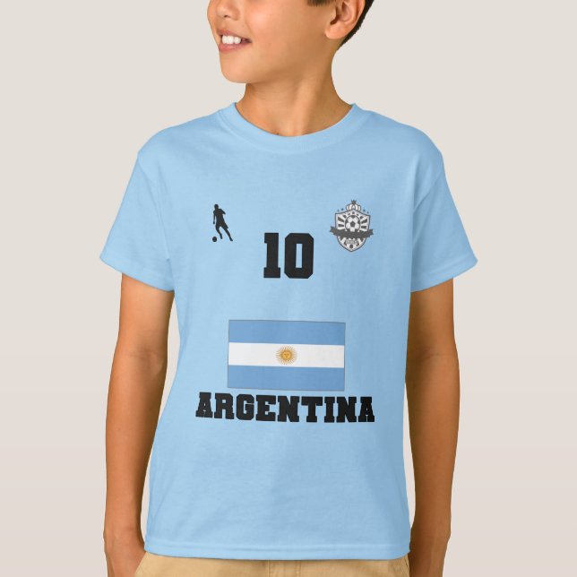 T - Shirt der argentinischen Fußballnationalmannsc (Vorderseite)