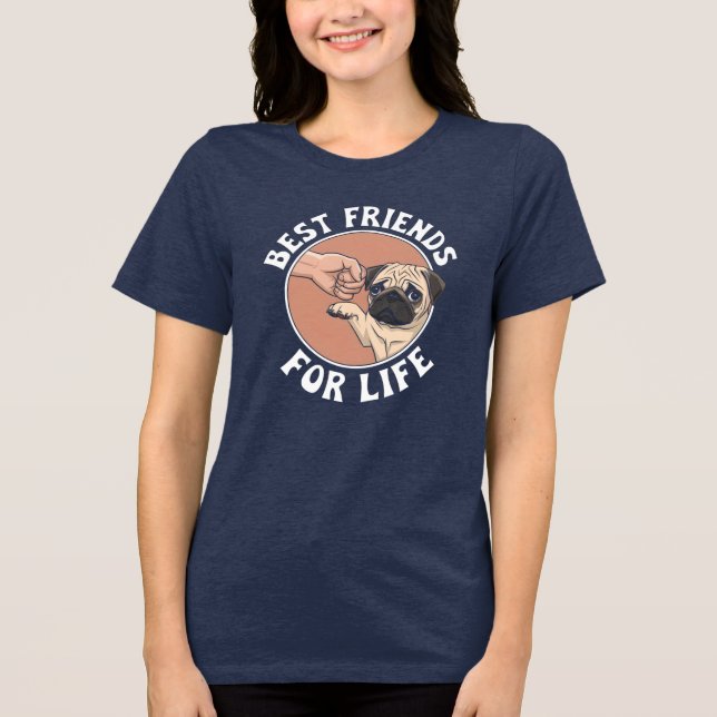 T - Shirt der besten Freunde für das Leben | Hund  (Vorderseite)