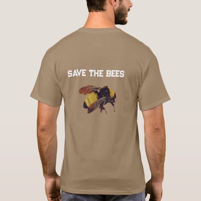 T - SHIRT DER BIENEN GERETTET (Rückseite)