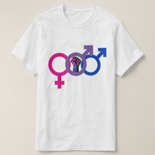 T - Shirt der Bisexual-Arbeitskräfte-LGBT