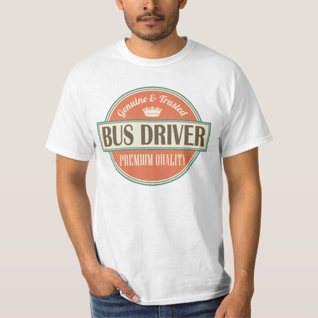 T - Shirt der Bustreiber-der Vintage Logo-Männer (Vorderseite)