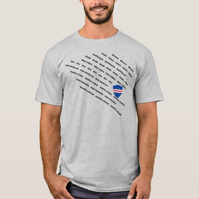 T - Shirt der "Cabo Verde Shield" (Vorderseite)