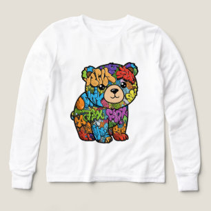 T - Shirt der coolen Graffiti Bärenkinder