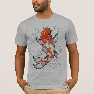 T-Shirt der Coy Männer der Fische das halb