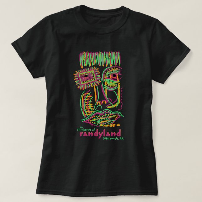 T - Shirt der Damen-Thinkerer (Design vorne)