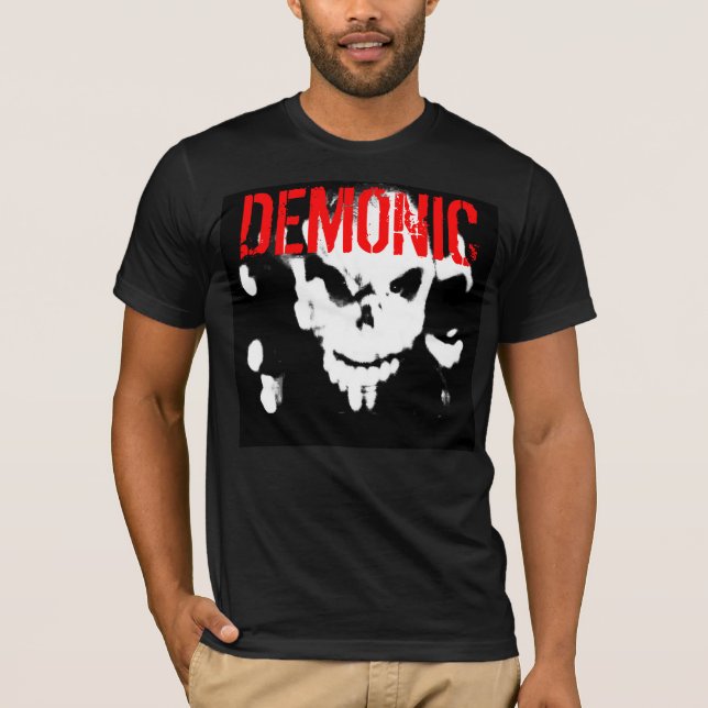 T-Shirt der Demonic das angepasste Männer - (Vorderseite)
