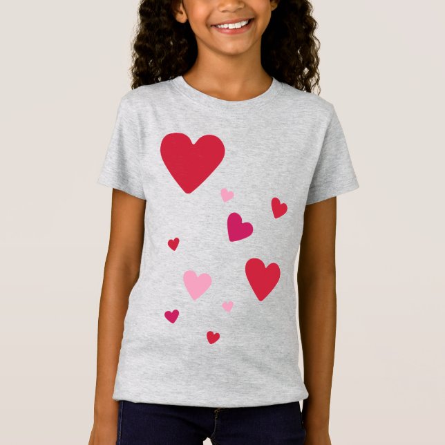 T - Shirt der doppelseitigen Mädchen (Vorderseite)