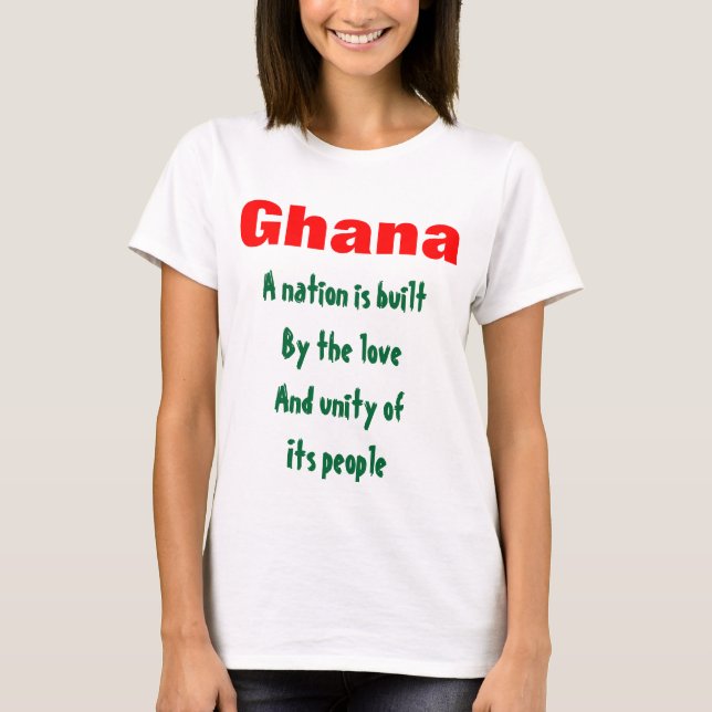 T - Shirt der Einheit der Ghana (Vorderseite)