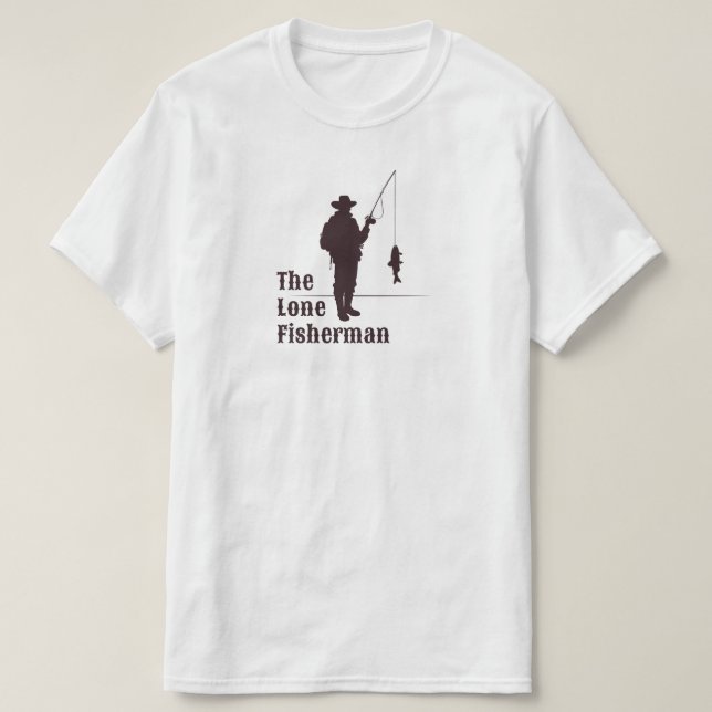T - Shirt - Der einsame Fischer (Design vorne)