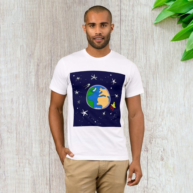 T - Shirt der Erden und Satelliten (Von Creator hochgeladen)