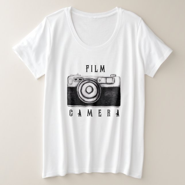 T - Shirt der Filmkamera (Design vorne)