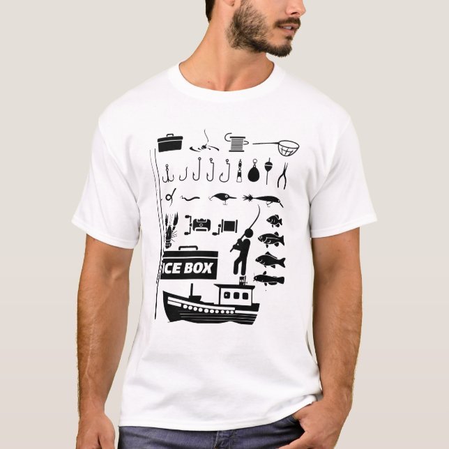 T - Shirt der Fischereiliste (Vorderseite)