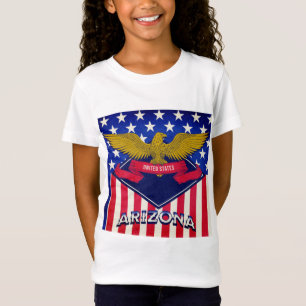 T - Shirt der Flagge Arizona USA