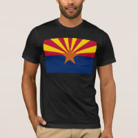 T - Shirt der Flagge von Arizona