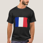 T - Shirt der französischen Flagge (Frankreich)<br><div class="desc">Dieses Design zeigt die Nationalflagge von Frankreich (offiziell die Französische Republik, République française), ein Land aus dem Großraum Frankreich in der Western Europa und mehrere überseeische Regionen und Gebiete. Die Metropolregion Frankreichs erstreckt sich vom Mittelmeer bis zum Ärmelkanal und der Nordsee und vom Rhein bis zum Atlantischen Ozean. Es grenzt...</div>
