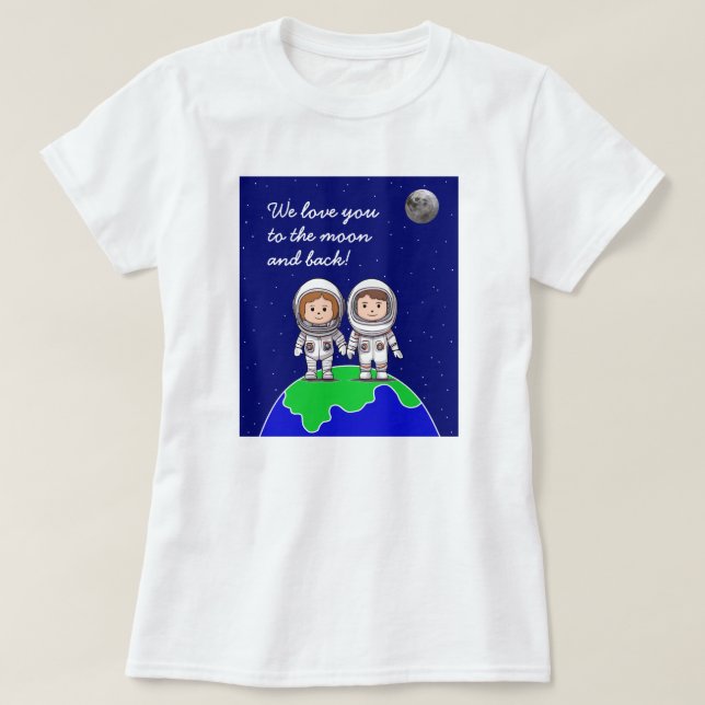 T - Shirt der Frau für Junge Mütter von Jo Images (Design vorne)