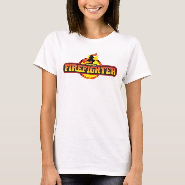T - Shirt der Freiwilligen Feuerwehrfrau (Vorderseite)