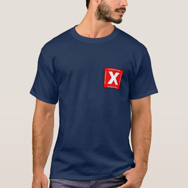 T - Shirt der Generation X Männer (Vorderseite)