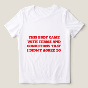 T - Shirt der Geschäftsbedingungen