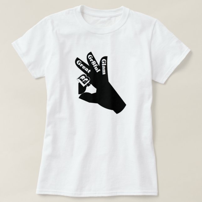 T - Shirt der Hand3g (Design vorne)