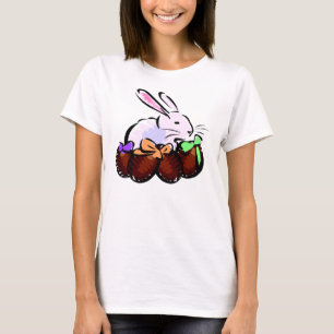 T - Shirt der  "Hasen- und Schokoladeneier"