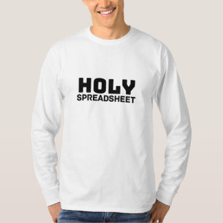 T - Shirt der holzigen Tabellenkalkulation