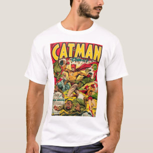 T - Shirt der Katze-Man-Comic-#14