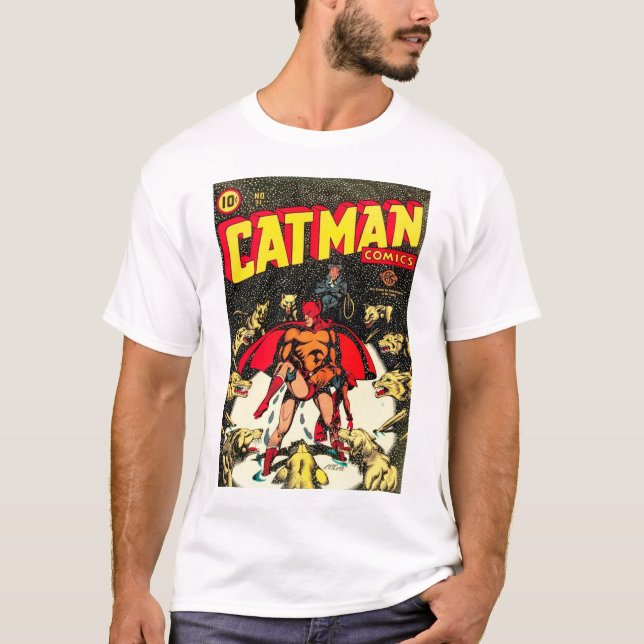 T - Shirt der Katze-Man-Comic-#31 (Vorderseite)
