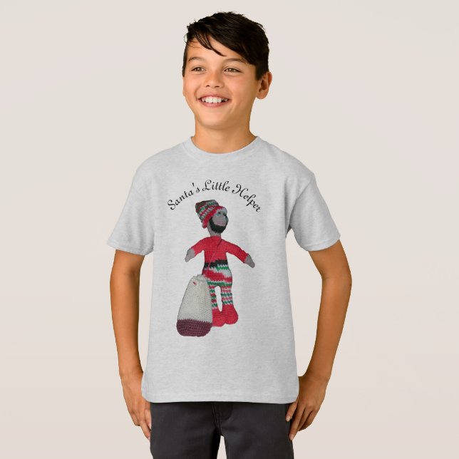 T - Shirt - Der kleine Helfer des Weihnachtsmannes (Vorne ganz)