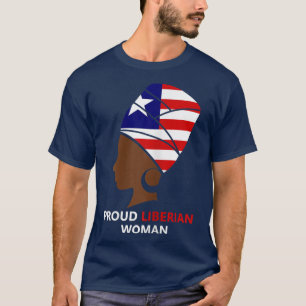 T - Shirt der liberianischen Frau in Liberia